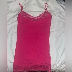 Aeropostale Fuchsia Lace Camisole